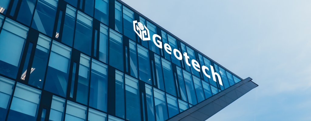 Geotech company's banner