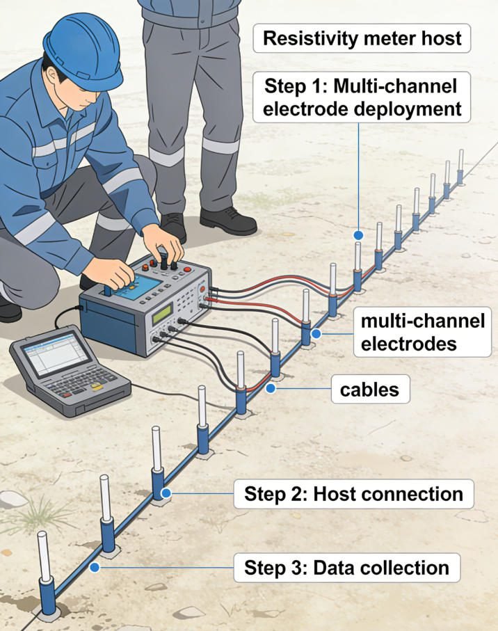 geophysical-electrical-prospecting-field-setu