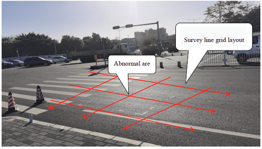 Survey line layout-4
