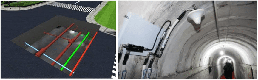 Deep buried pipelines, pipeline leakage, air raid shelters, tombs