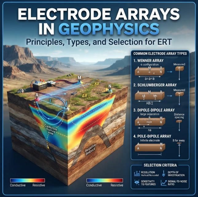 Electrode Arrays in Geophysics