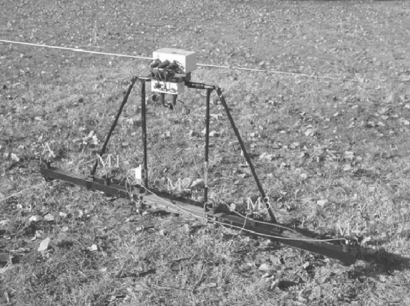 Complete geophysical survey equipment set