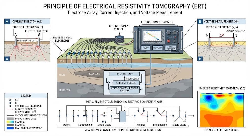 ERT instrument principle diagram