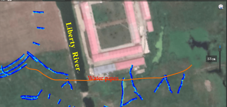 GPR detection of water pipes