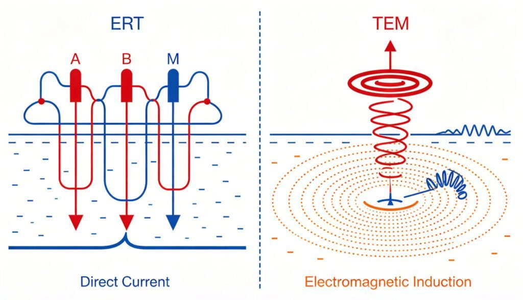ert-vs-tem-physics-comparison-diagram