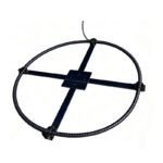 Drone mounted TEM receiving induction coil semi-airborne geological survey accessory