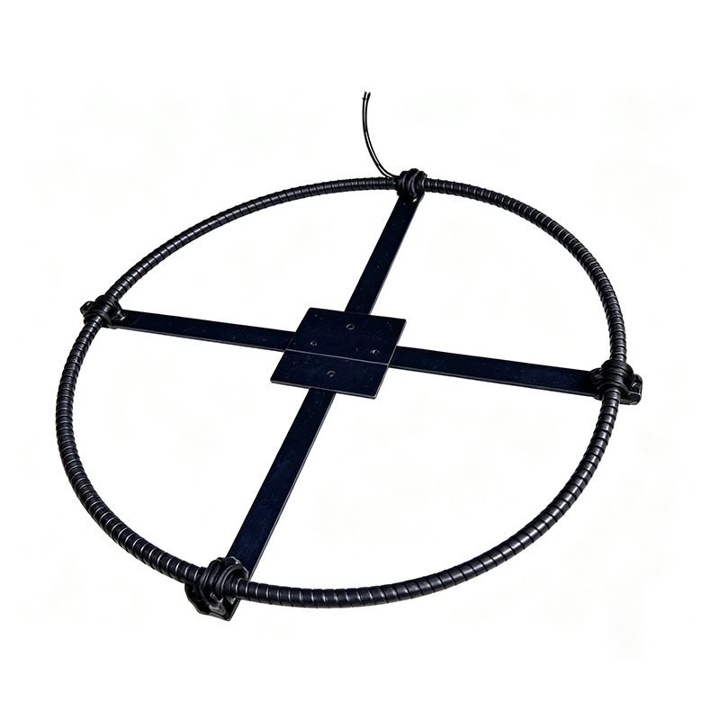 Drone mounted TEM receiving induction coil semi-airborne geological survey accessory