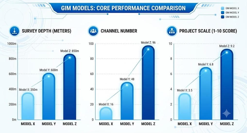 GIM-1 GIM-5 GIM-10 ERT resistivity imaging system performance comparison data visualization