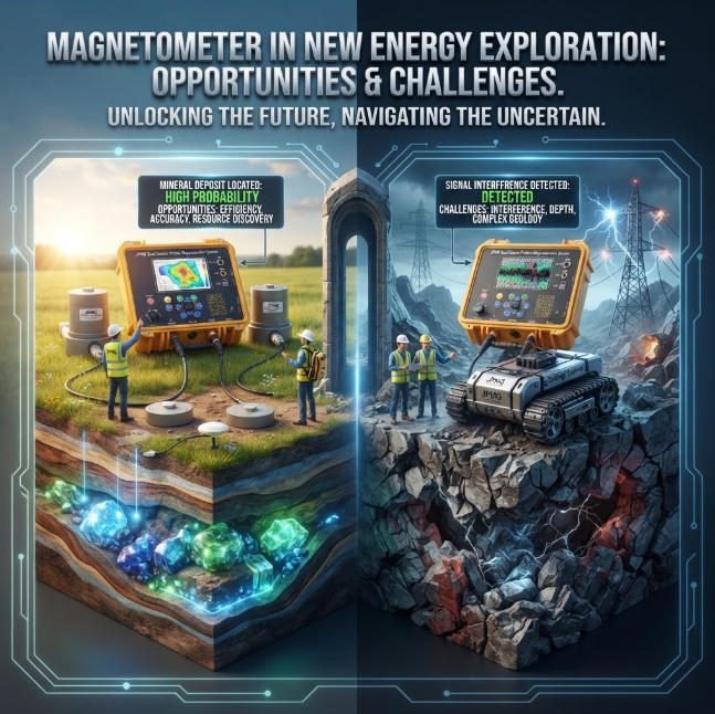 Magnetometer in New Energy Exploration: Opportunities and Challenges