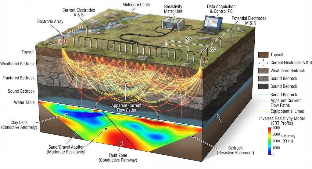 Continuous electrical resistivity tomography monitoring using fixed electrodes